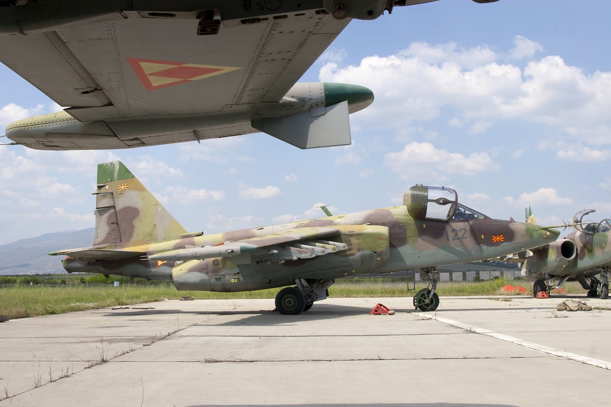 Северная Македония передала Украине 4 самолета-штурмовика Су-25