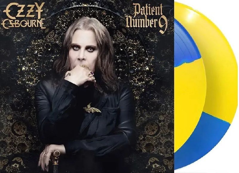 Легендарный рок-музыкант Оззи Осборн выпустит свой новый альбом Patient Number 9 на пластинке в сине-жёлтом цвете