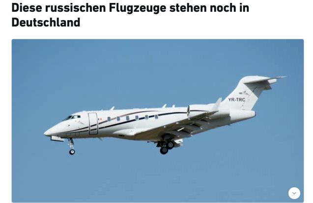 В Германии из-за санкций застряли десять российских самолетов, - немецкие СМИ со ссылкой на министерство транспорта