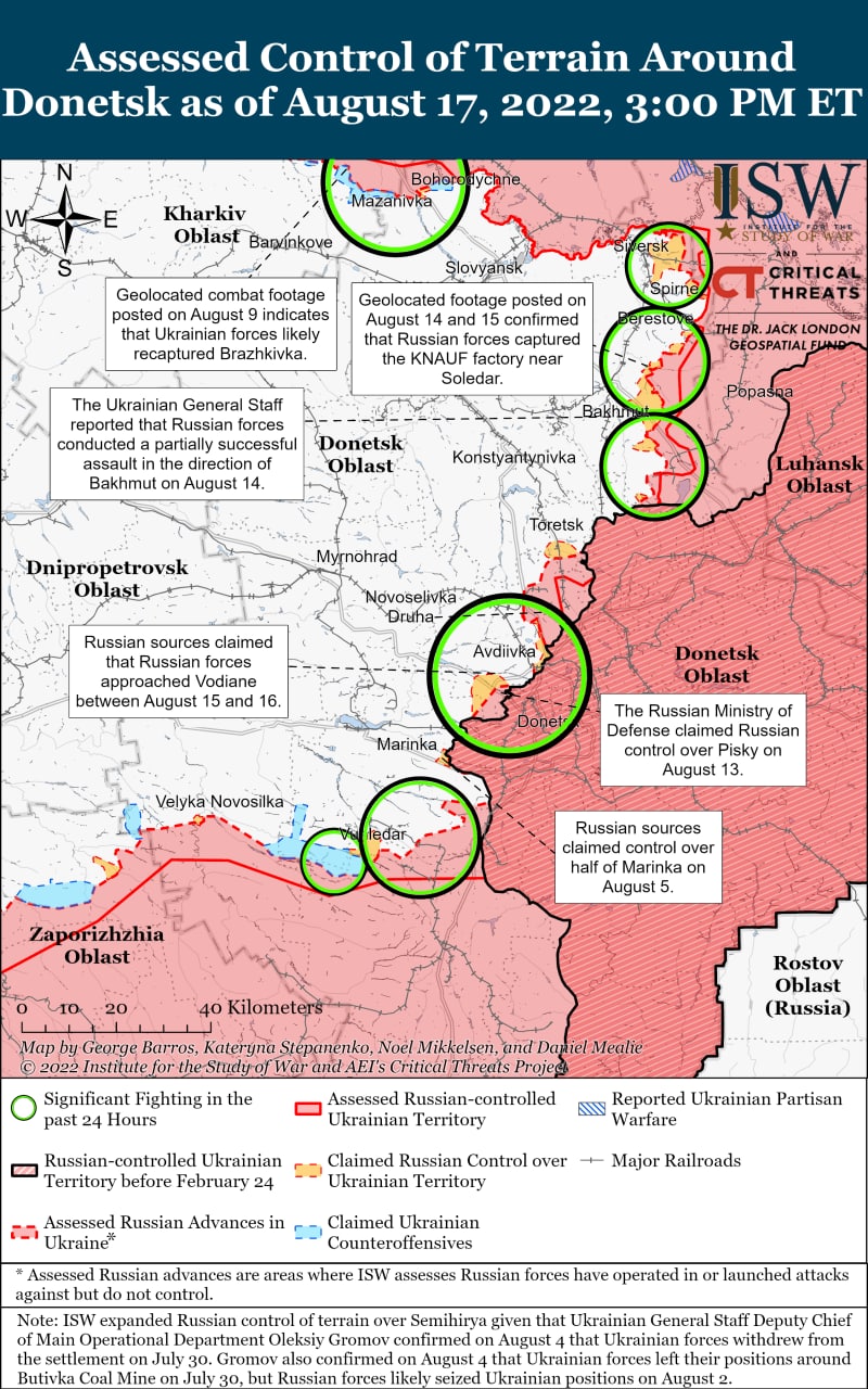 РФ пытается выставить удары по российским военным объектам в Крыму как теракты, - ISW