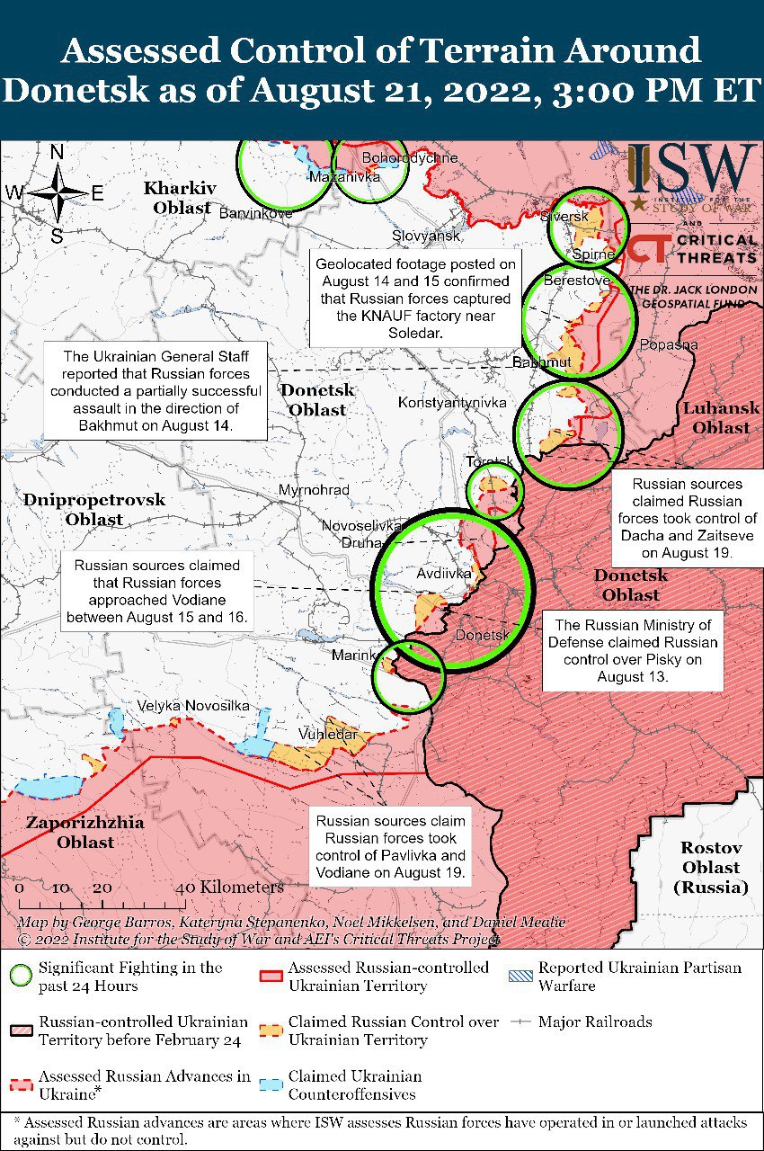 Армия РФ на востоке Украины