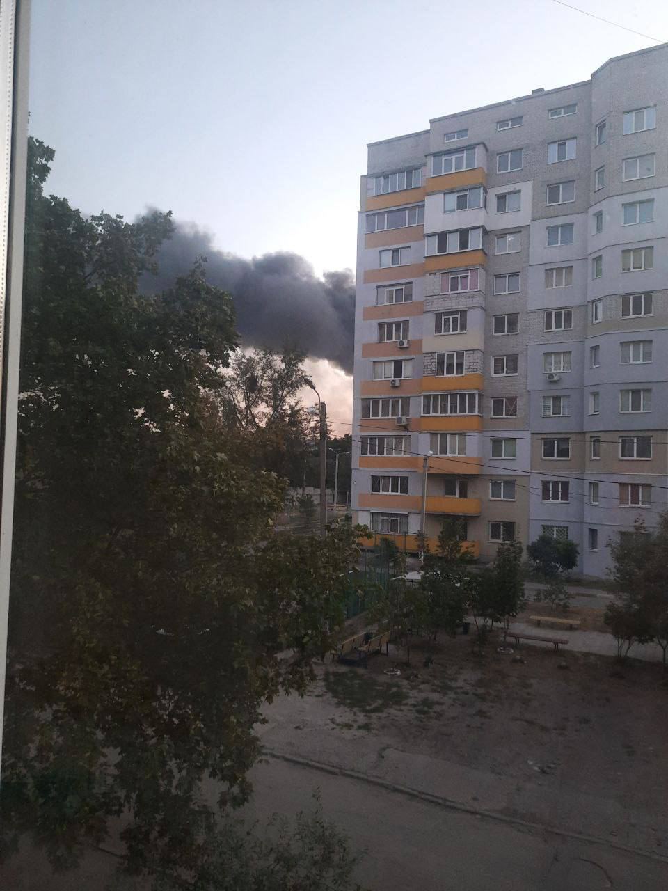 В Харькове масштабный пожар -