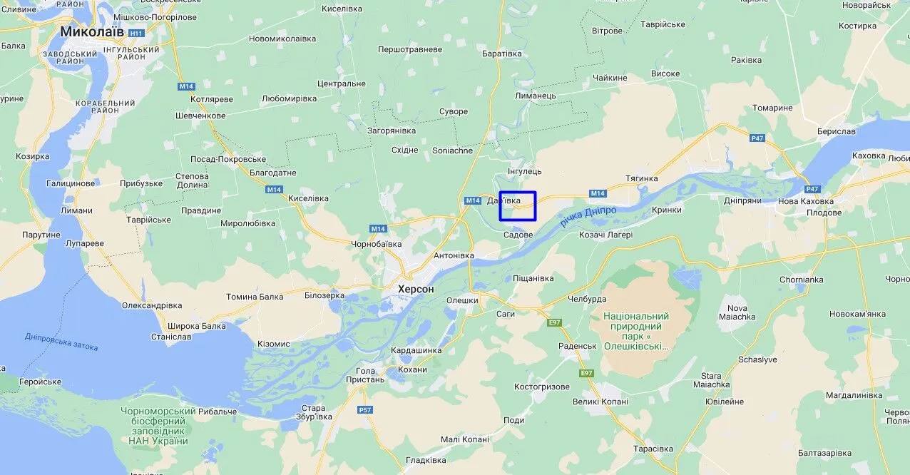 Передвижение войск РФ через Дарьевский мост на Херсонщине остановлено, мост находится под огневым контролем ВСУ, - ОК «Юг»