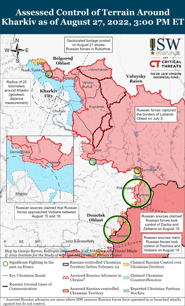 У России нет достаточно сил для наступления в Херсонской области, – Институт изучения войны