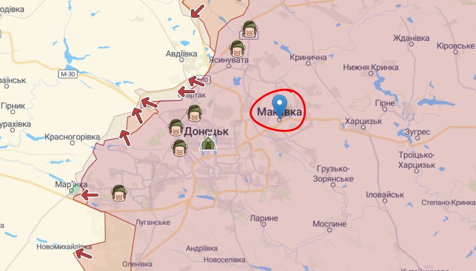 В тимчасово окупованій Макіївці Донецької області пожежа на місцевому хімзаводі