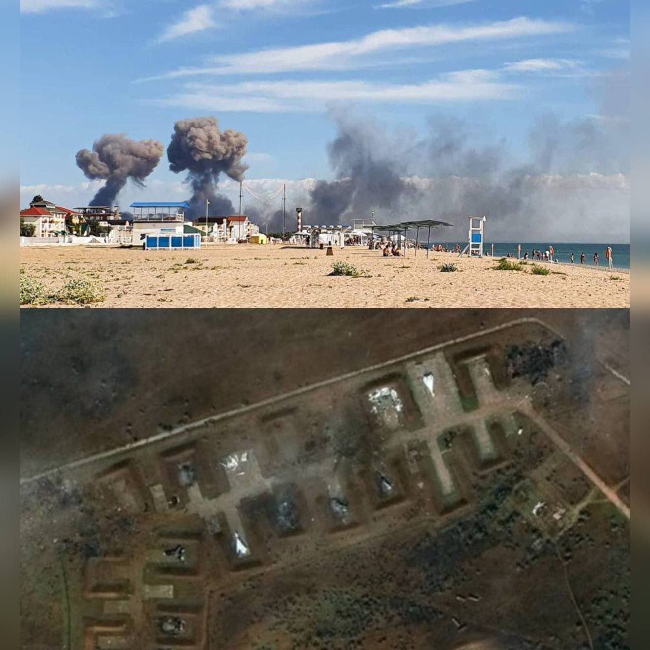 Авиабазы во временно оккупированном Крыму в августе были поражены серией успешных украинских ракетных ударов