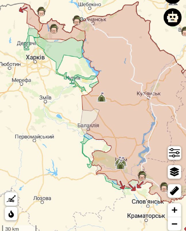 ЗСУ звільнили понад 20 населених пунктів на Харківщині, – повідомив керівник Головного оперативного управління Генштабу Громов