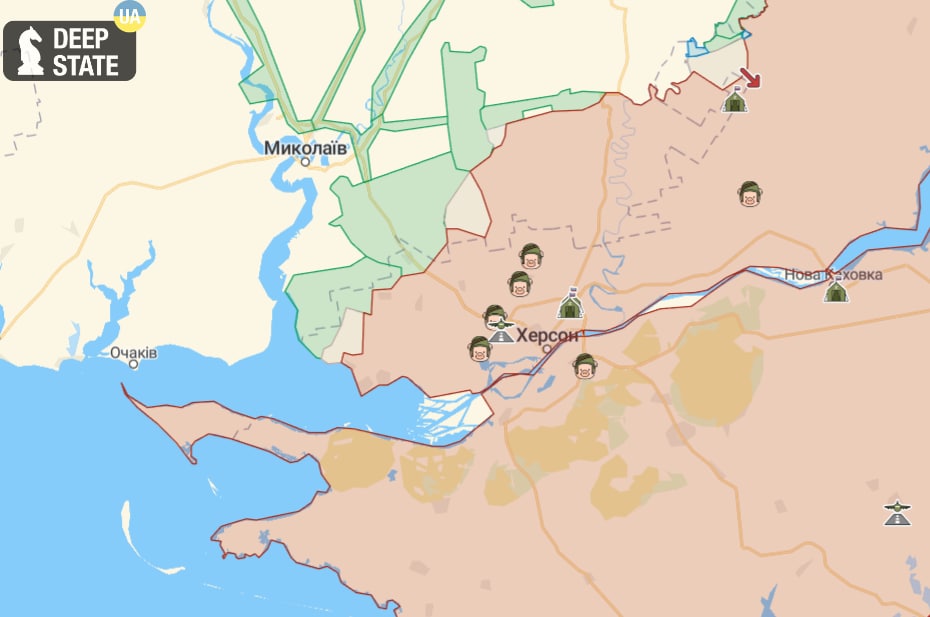 В Херсонській області окупанти відступили зі своїх позицій в деяких населених пунктах, – Генштаб