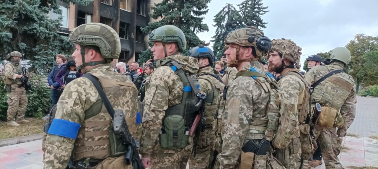 Сегодня в освобожденном украинскими десантниками
