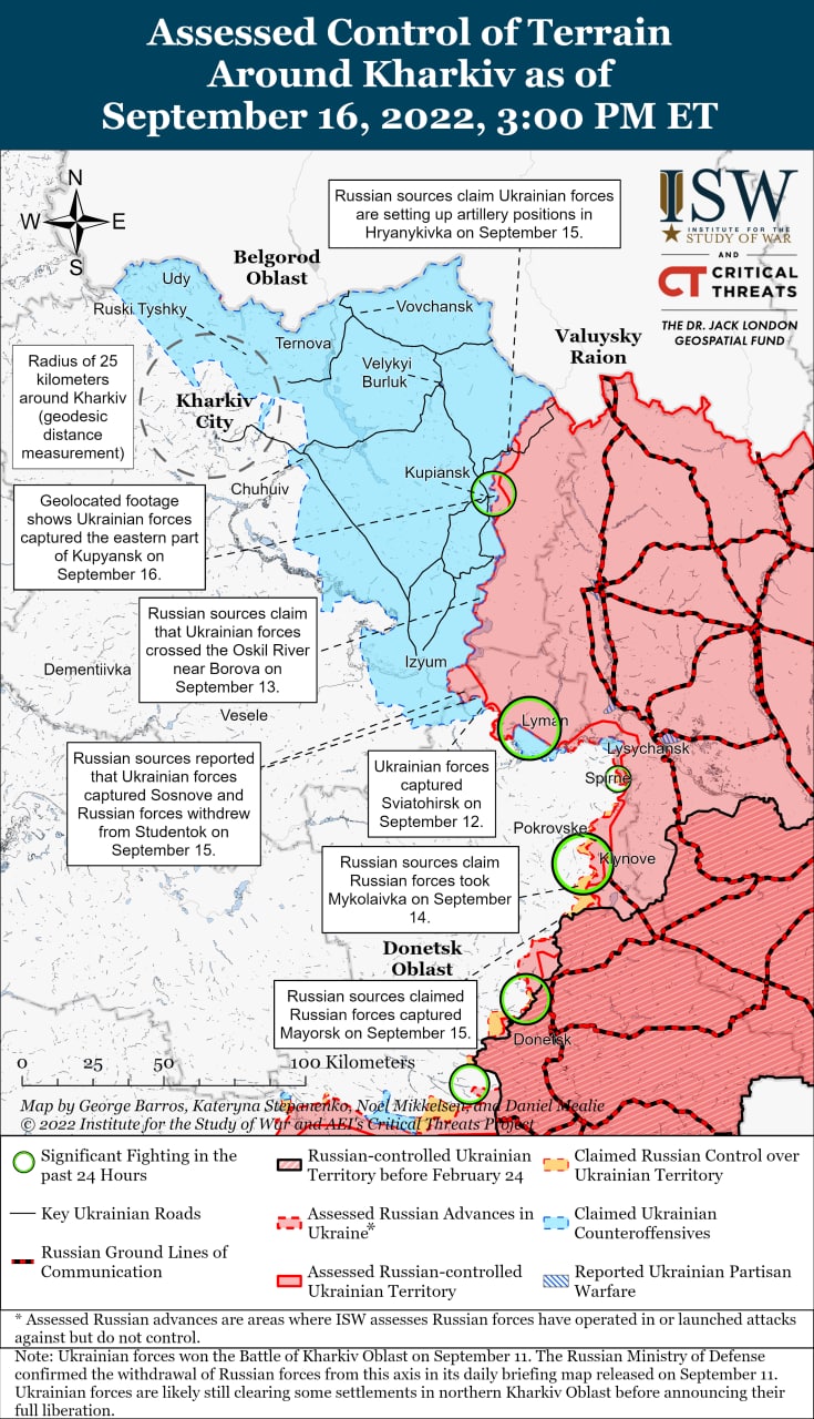 Путин пригрозил ударами по гражданской инфраструктуре, если Украина продолжит атаки на военные объекты в России, — Институт изучения войны