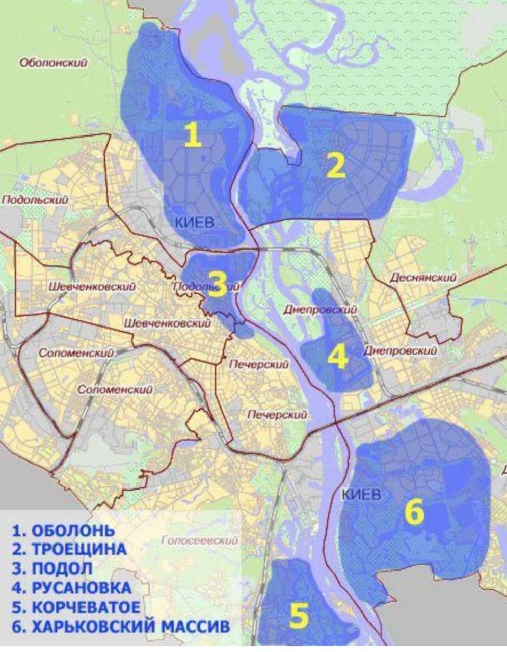 Внаслідок ударів окупантів по Київському