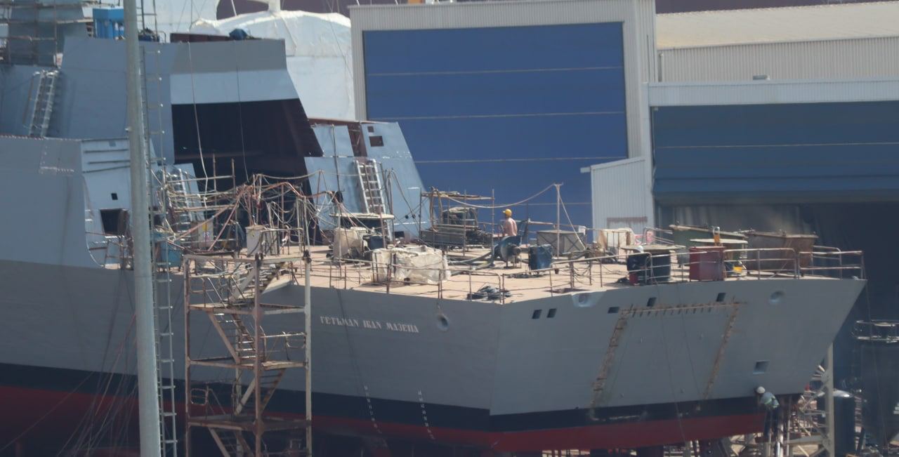 В Турции построен корпус будущего флагмана ВМС Украины — корвета класса Ada «Гетман Иван Мазепа»