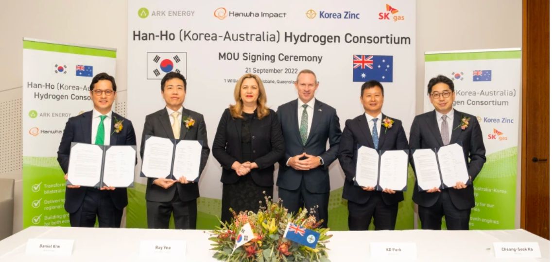 🇰🇷 Південнокорейський консорціум Han-Ho планує побудувати центр «зеленої» енергії в Австралії