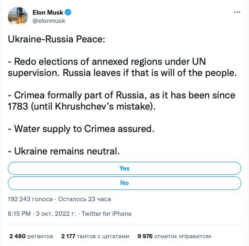 Илон Маск высказался о текущей ситуации у себя в Twitter