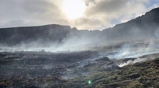 Пожар на острове Пасхи