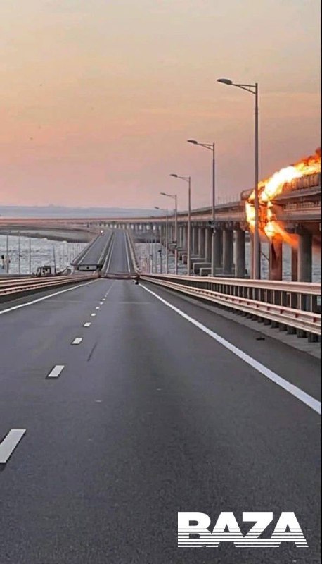 ❗️На Крымском мосту утром прогремел