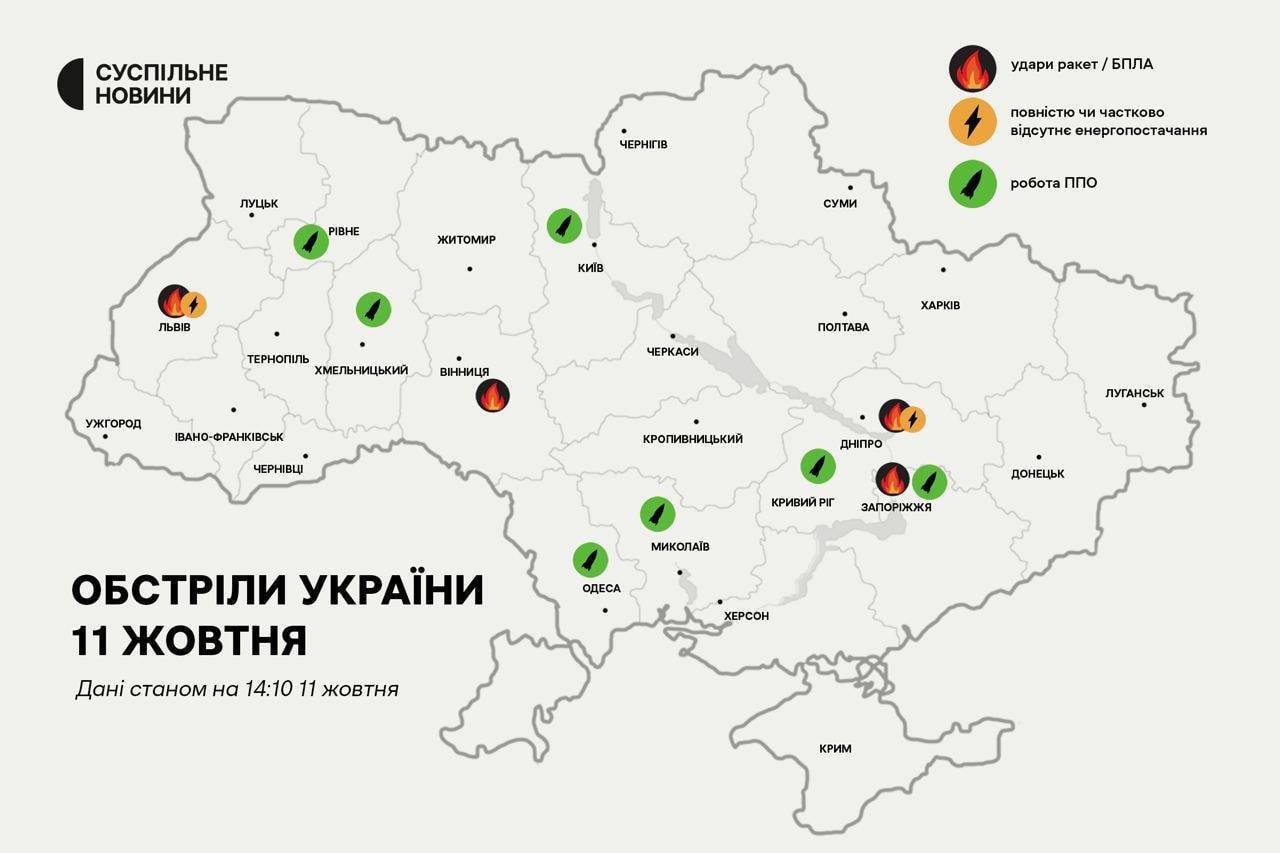 Сьогодні ворог випустив по півдню України 16 крилатих ракет, – ОК «Південь»