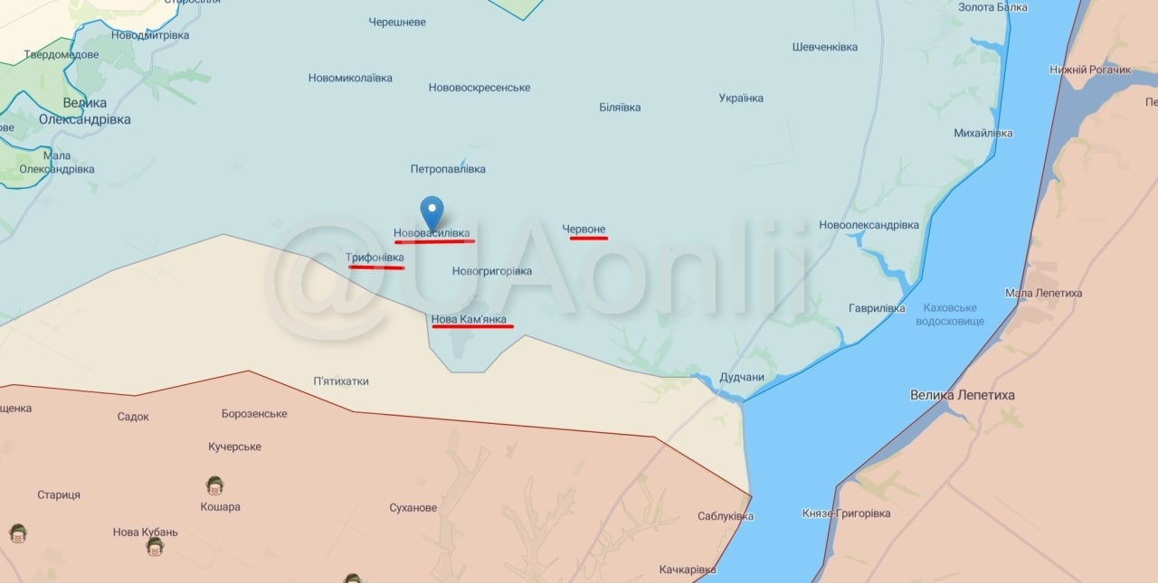 Официально ВСУ освободили еще несколько населенных пунктов в Херсонской области — ОК "Південь"