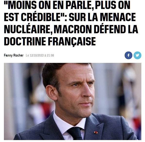 Франция не станет отвечать ядерным