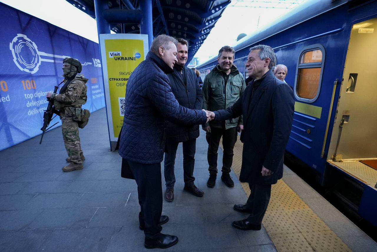 В Украину прибыл с визитом президент Швейцарии Иньяцио Кассис