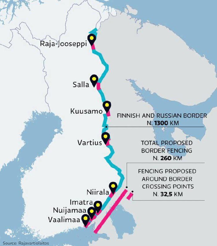 Правительство Финляндии одобрило строительство забора на границе с РФ
