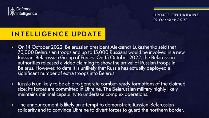 Россия вряд ли перебросила значительное количество дополнительных войск в Беларусь, чтобы повторно напасть на Украину с Белапуси, - британская разведка