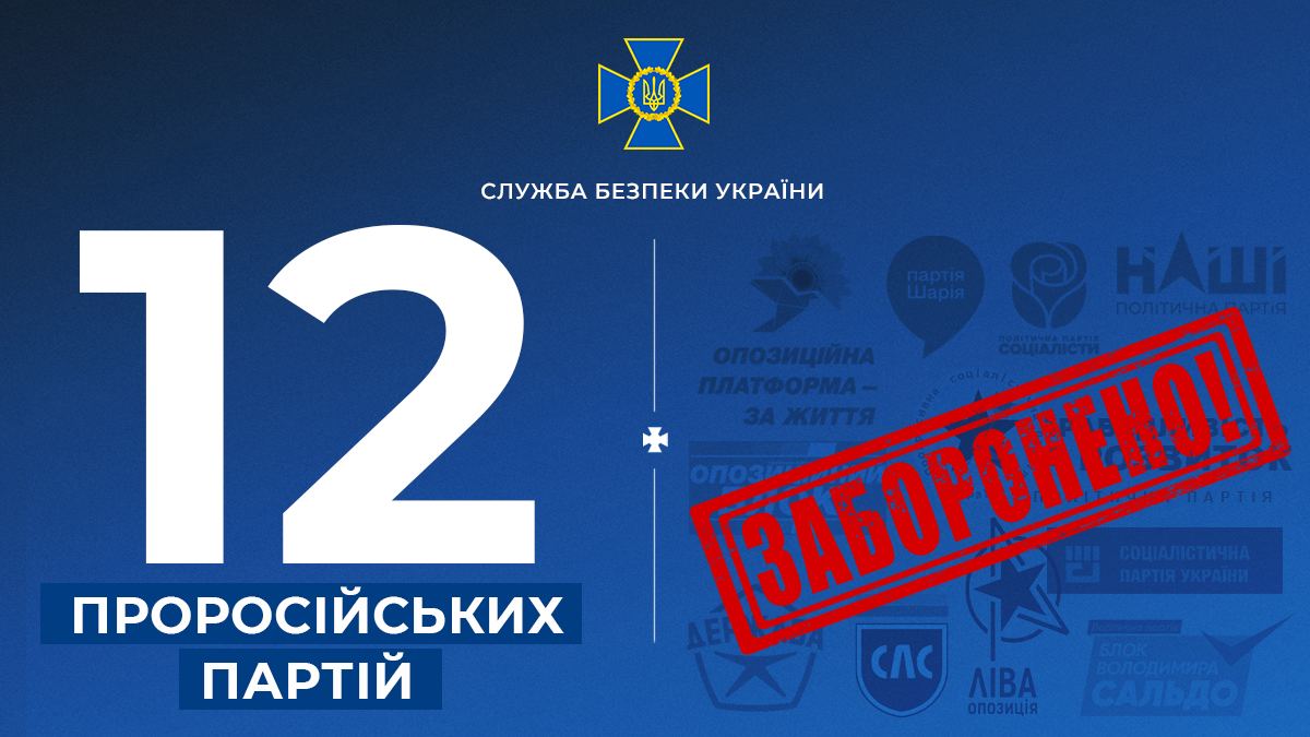 В Украине окончательно запрещены 12