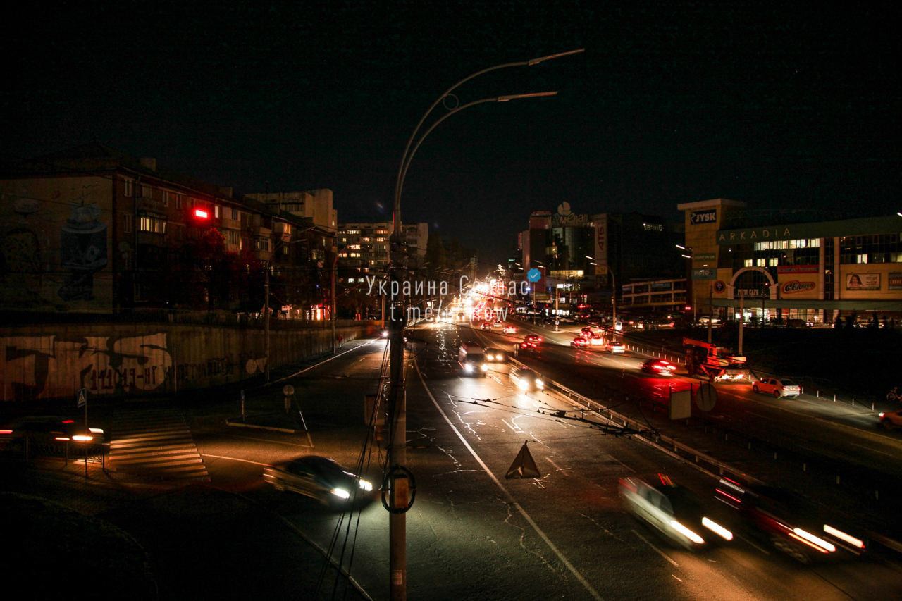 Ночной Киев вчера в фото