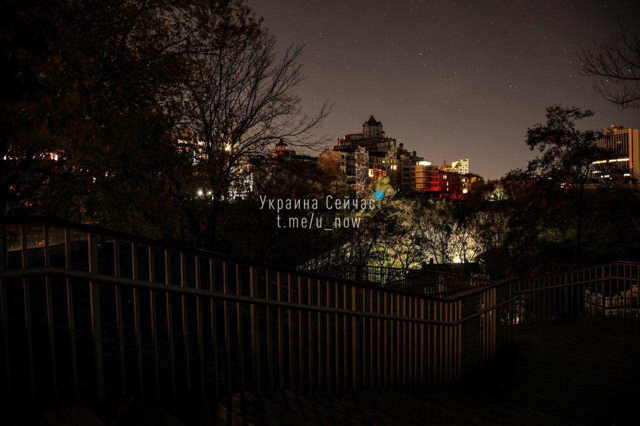 Ночной Киев вчера в фото