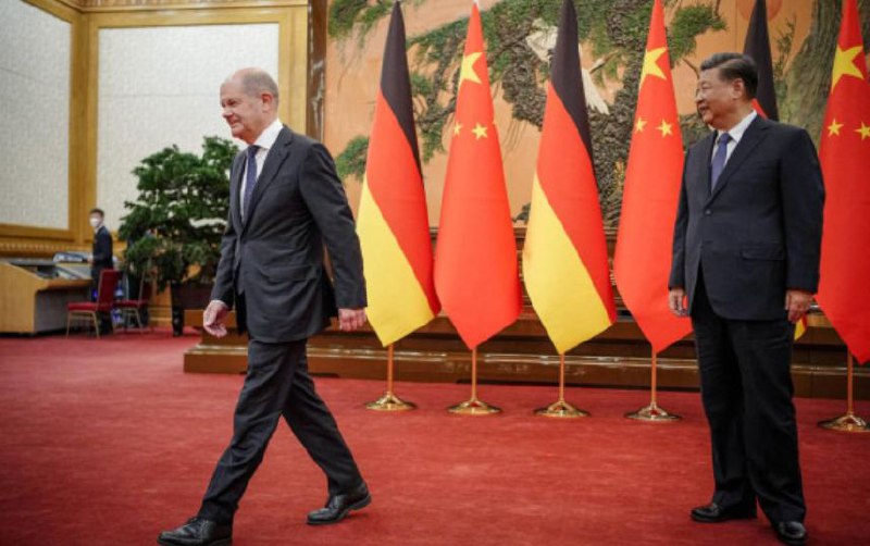 Канцлер ФРГ Олаф Шольц встретился с главой КНР Си Цзиньпином