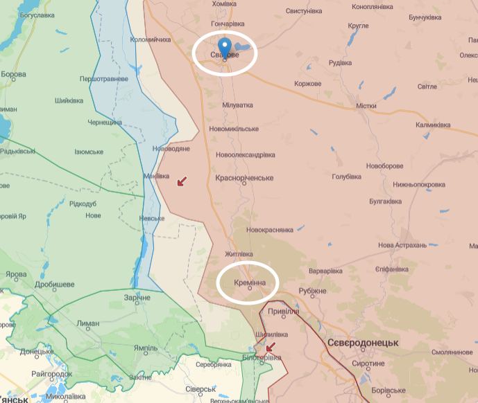 Российские войска пытаются прорвать оборону ВСУ возле Сватово и Кременной на Луганщине, - глава ОВА Гайдай