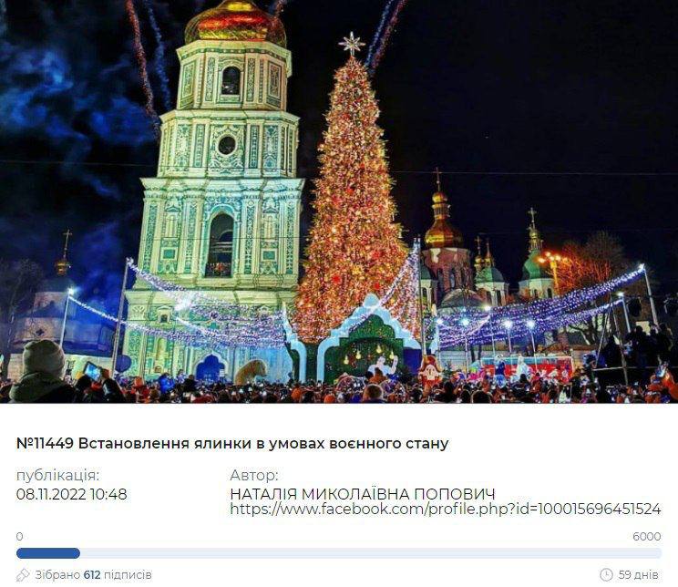 Новый Год без елки: на сайте петиций КМДА сегодня появилось предложение отказаться от установки новогодней красуні в центре столицы