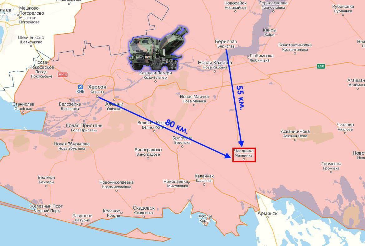 Россия «эвакуирует» свои базы в Херсонской области поближе к Крыму, чтобы по ним не достали HIMARS, - СМИ