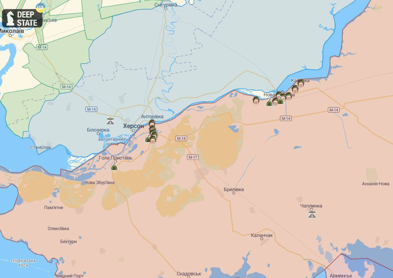 ⚡️Українські військові контролюють територію поряд з тимчасово окупованим Кримом — Генштаб