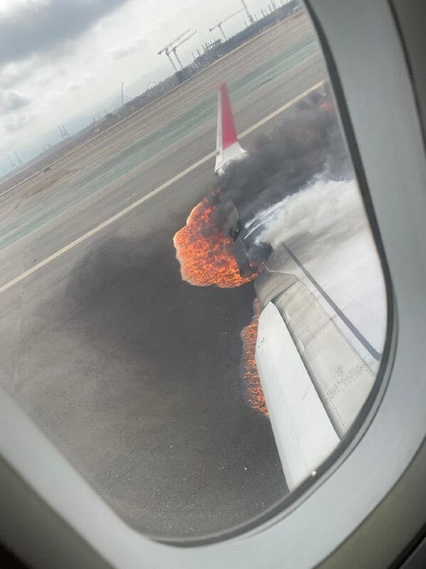 В Перу взлетавший самолёт столкнулся