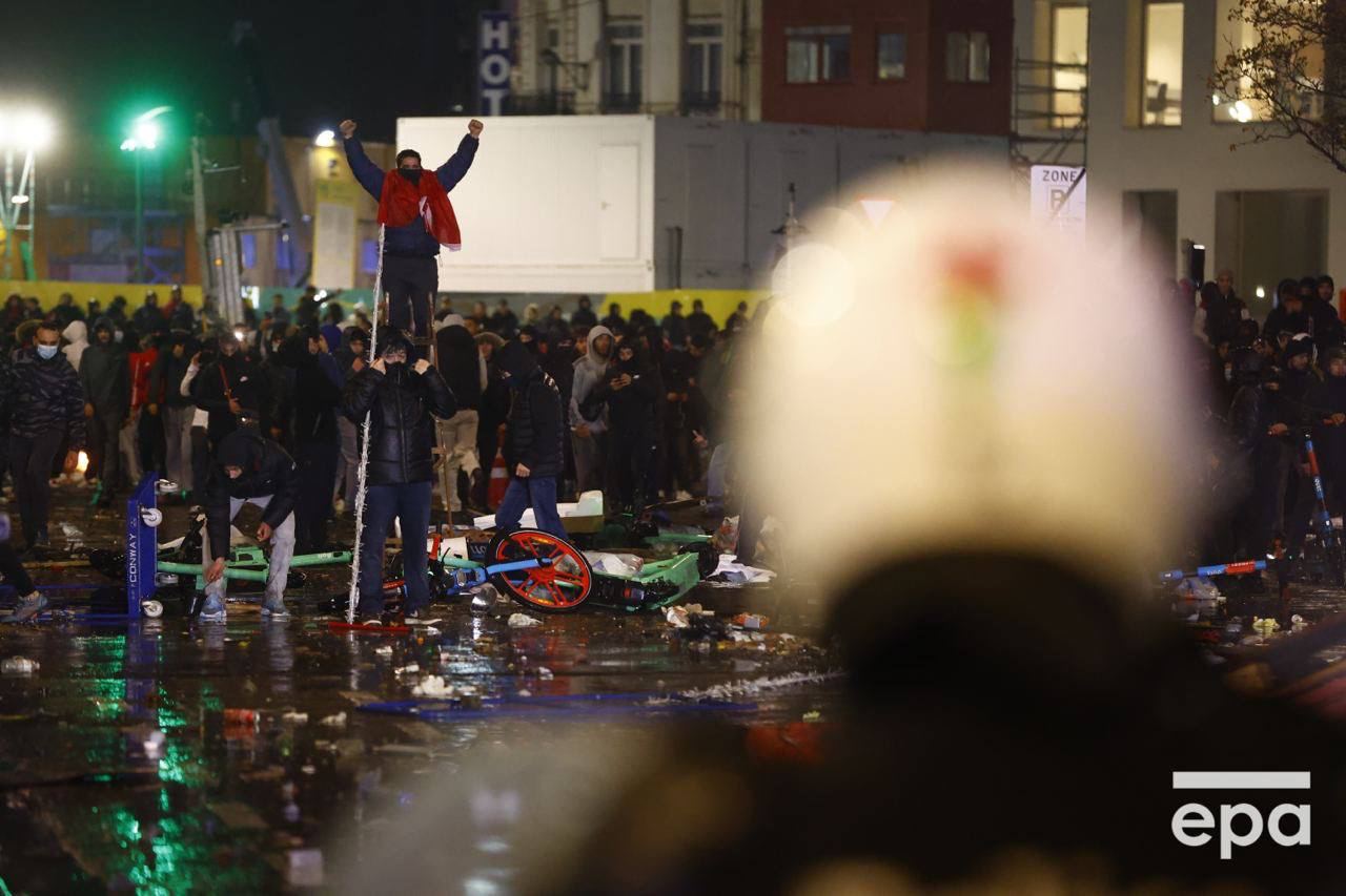 В Брюсселе марокканцы устроили массовые