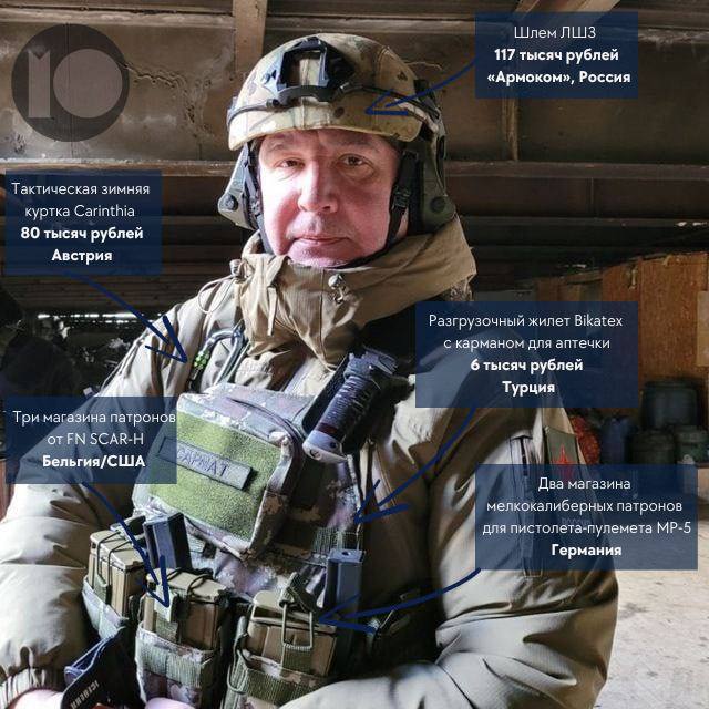 Экс-куратор военно-промышленного комплекса России Дмитрий Рогозин «воюет против НАТО» в экипировке…НАТО 🤡
