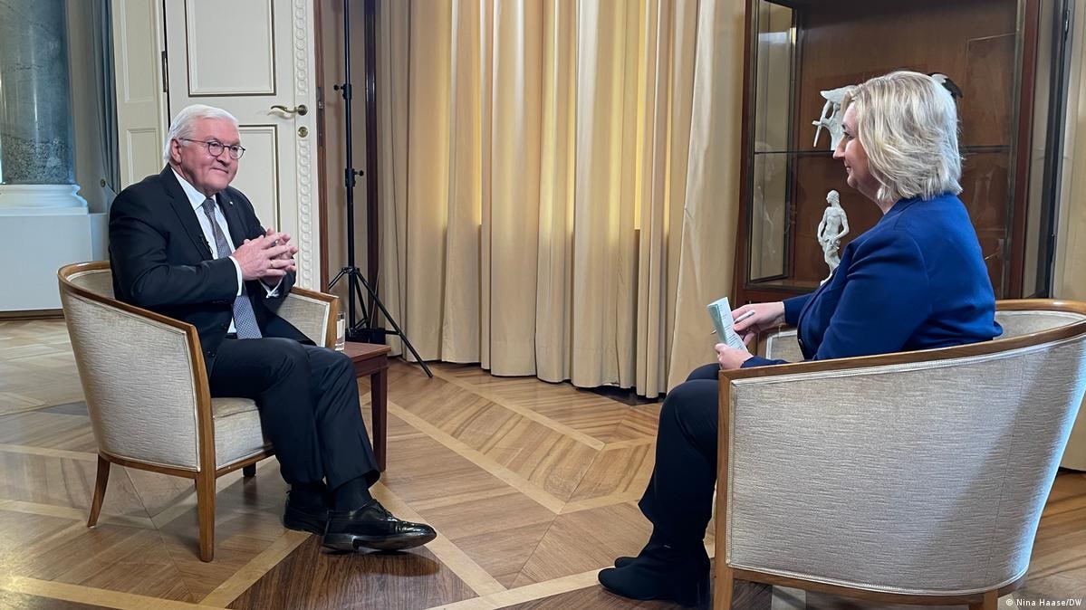 Перемирие сейчас будет означать, что Россия оставит себе оккупированные территории, — Президент Германии Франк-Вальтер Штайнмайер в интервью Deutsche Welle
