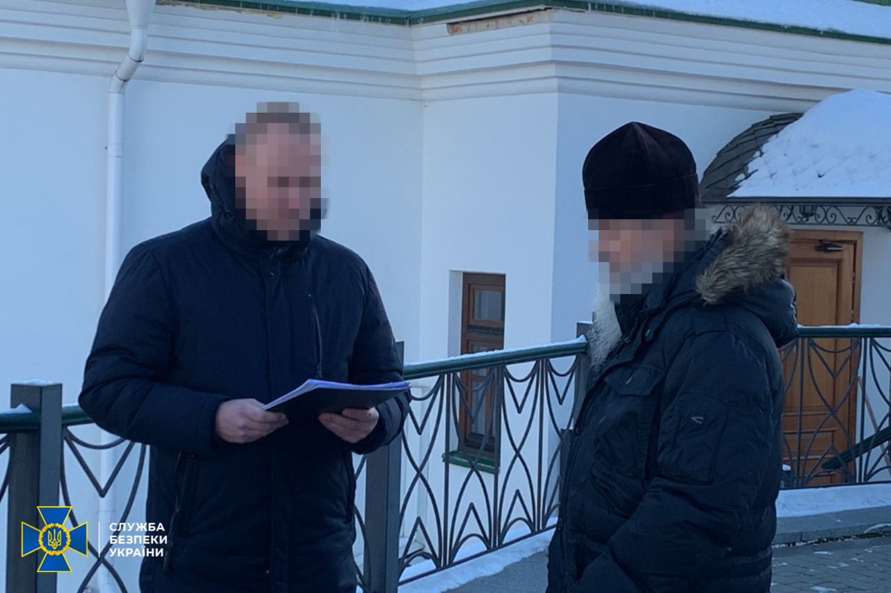 СБУ сообщила о подозрении священнику из Лавры, на богослужении которого прославляли "русский мир"