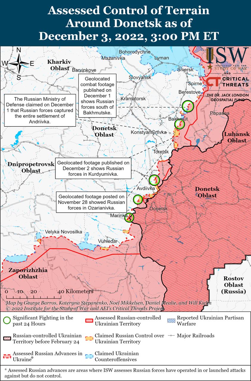 Темпы операции на востоке Украины могут вскоре ускориться из-за погоды и промерзлой земли, - заявили иное от американской разведки мнение в ISW