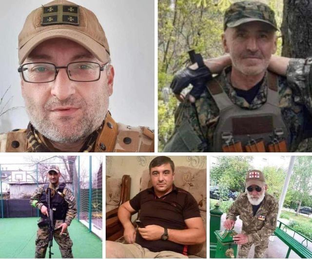 Под Бахмутом погибли пятеро грузинских добровольцев, воевавших на стороне Украине