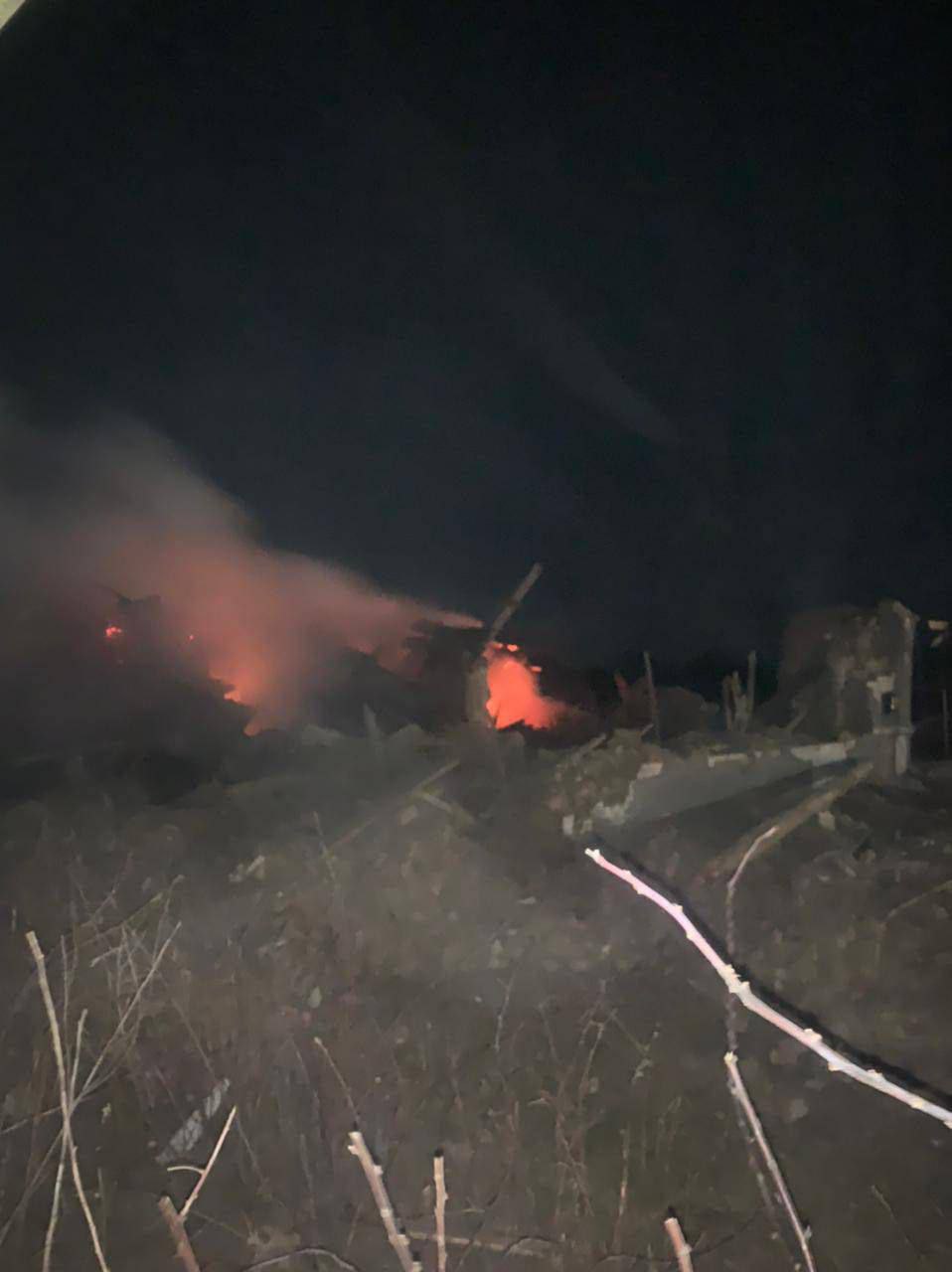Цієї ночі ворог атакував безпілотниками та ракетами С-300 дві громади Запорізького району 