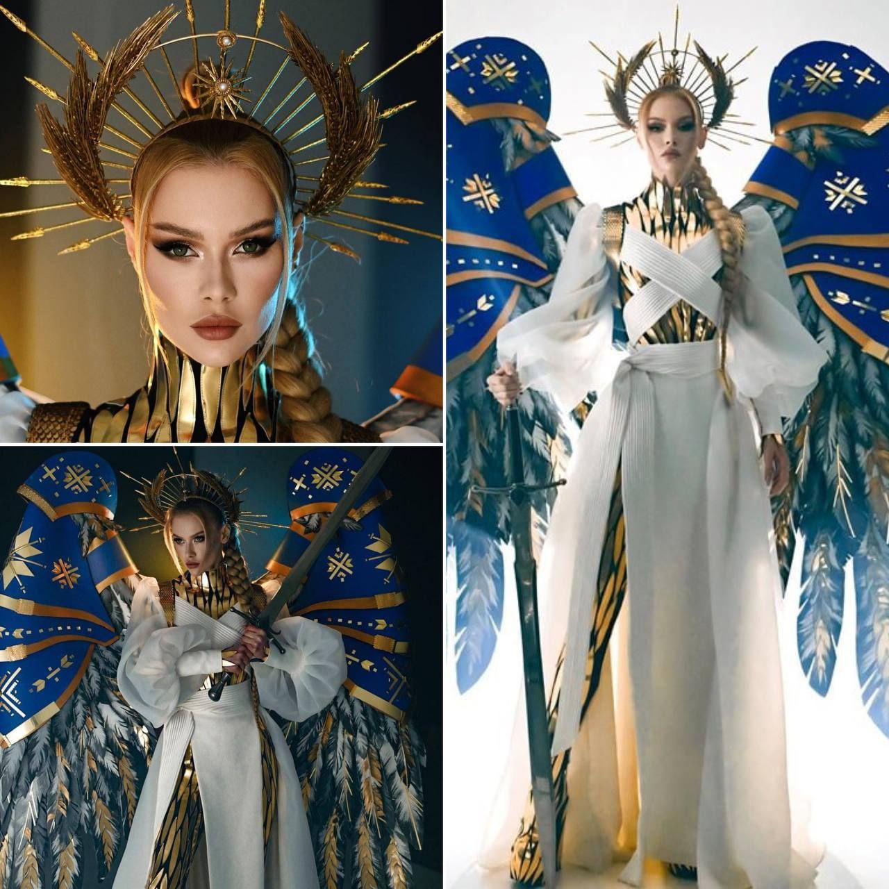 «Воин света» – костюм украинки на конкурс «Мисс Вселенная-2022»