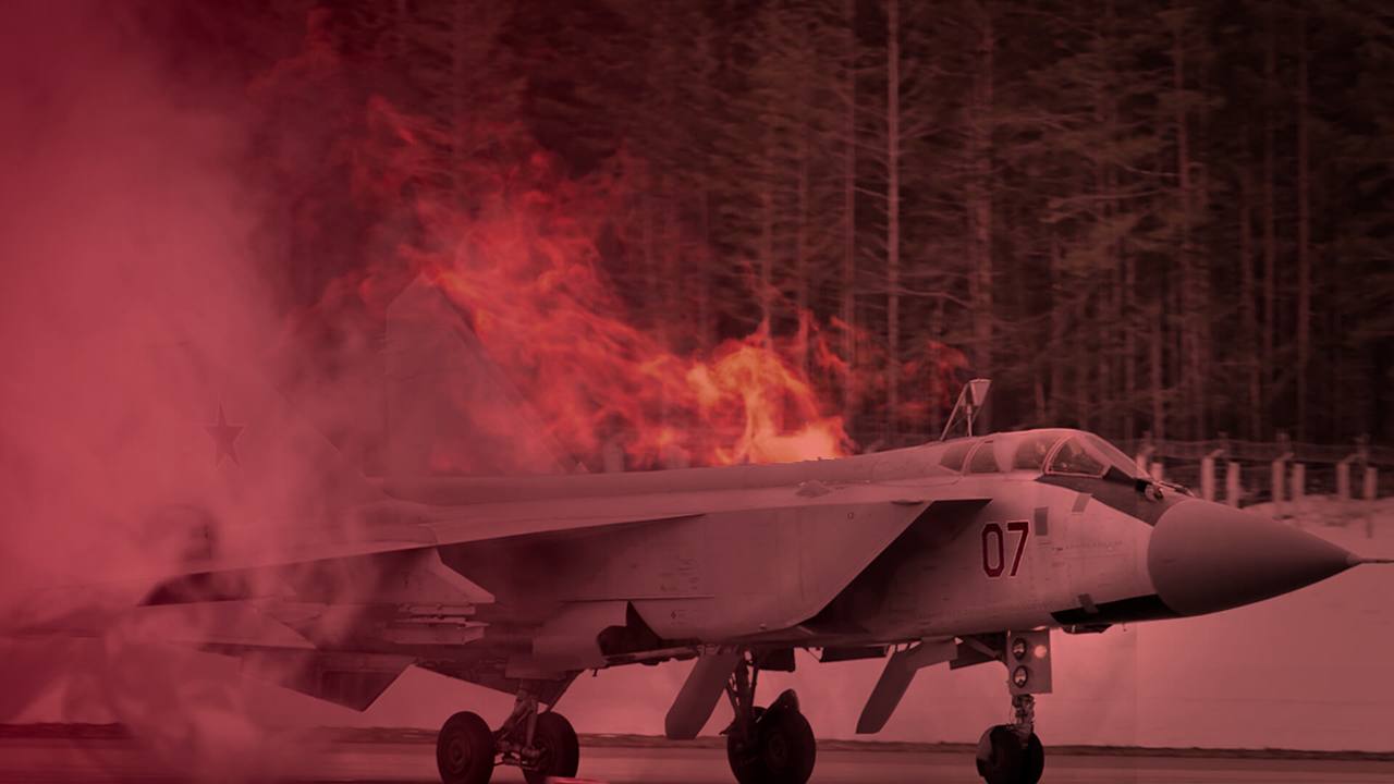 ❗️В Мачулищах сегодня горел один из МиГ-31К
