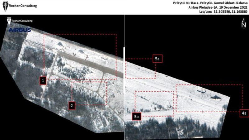 Россияне обустраивают аэродром "Зябровка" под Гомелем под выполнение боевых задач, — спутниковые снимки Airbus