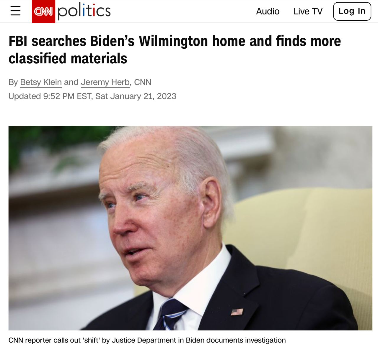 В доме Джо Байдена во время обысков нашли еще 6 документов с грифом секретности, - CNN