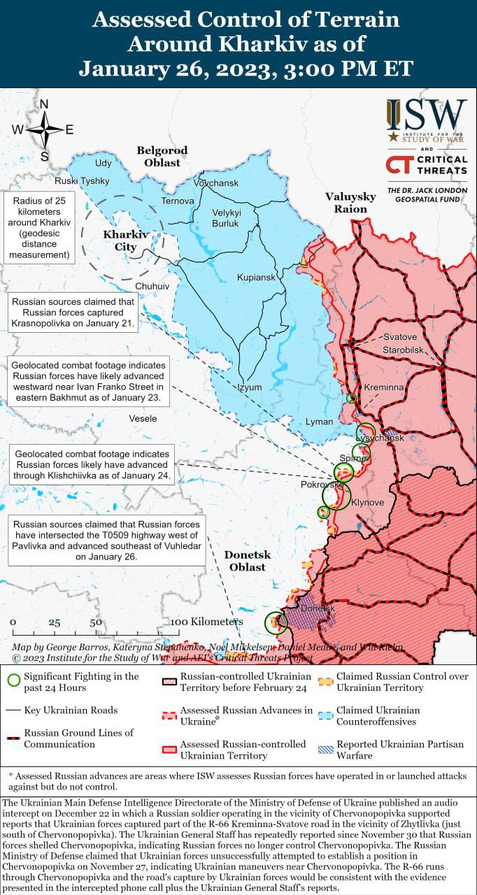 ВСУ возобновили контрнаступление под Кременной, кацапам "тревожно" и на Запорожском направлении, — ISW