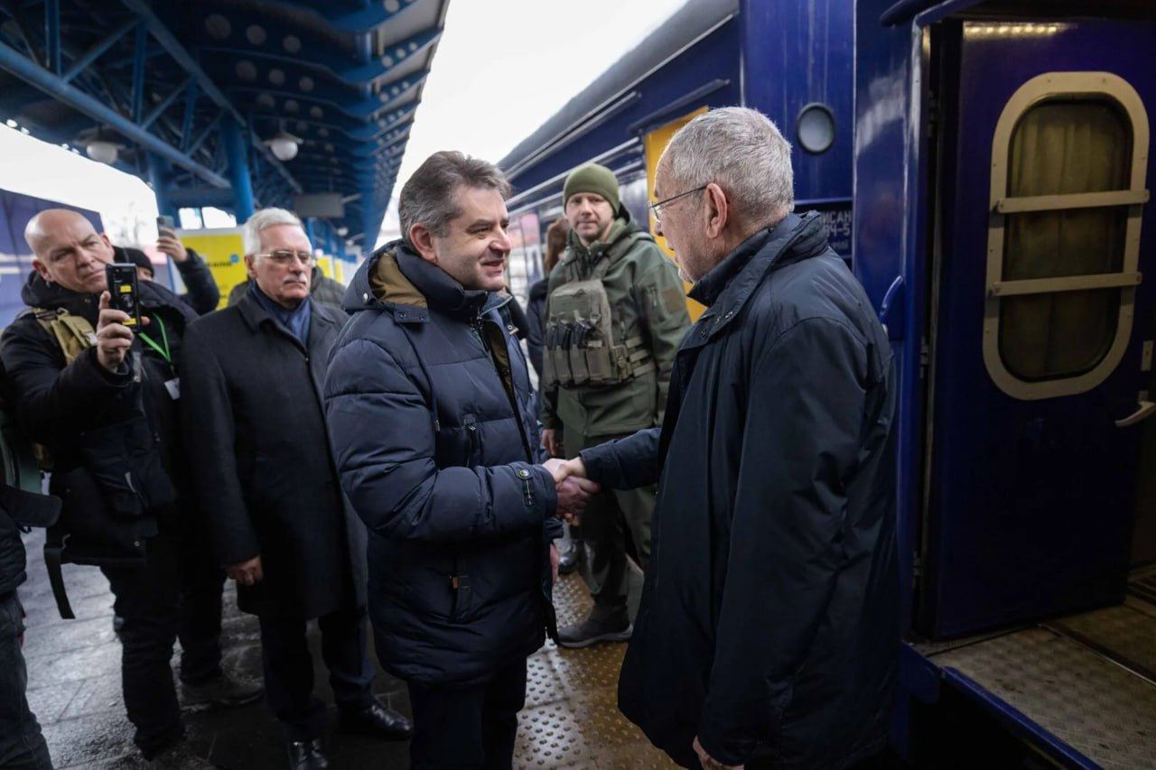 Президент Австрии прибыл с визитом в Украину