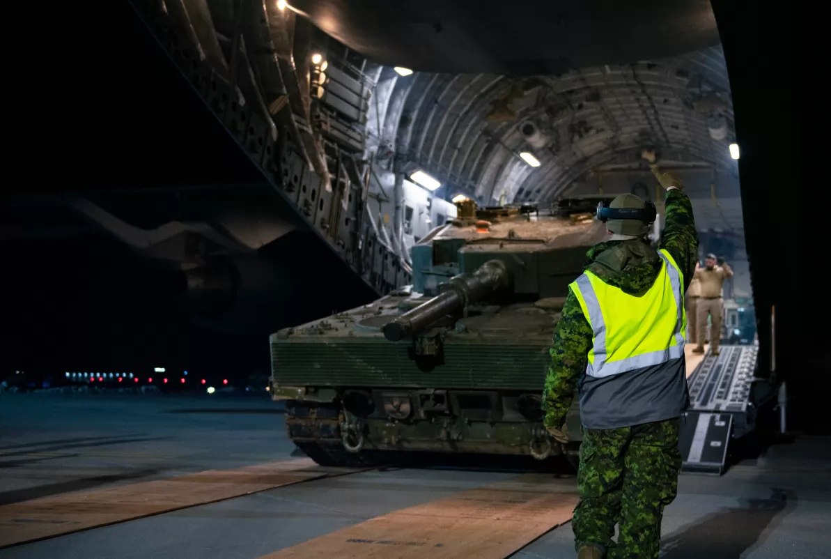 Первый канадский танк Leopard 2