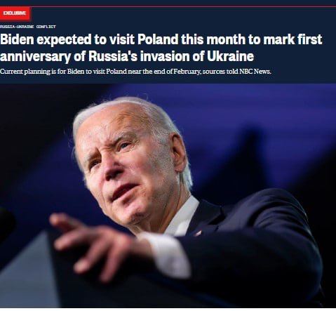 Байден посетит Польшу в конце февраля, визит может совпасть с годовщиной начала войны в Украине